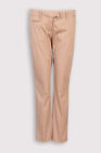 Rrp ?124 Dondup Cropped Trousers W30 Brown Low Waist Cropped Made In Italy