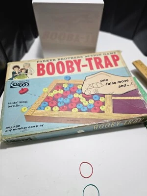 Vintage 1965 Booby-Trap Action Game by Parker Brothers - Complete In Good Cond. - Image 1 of 4