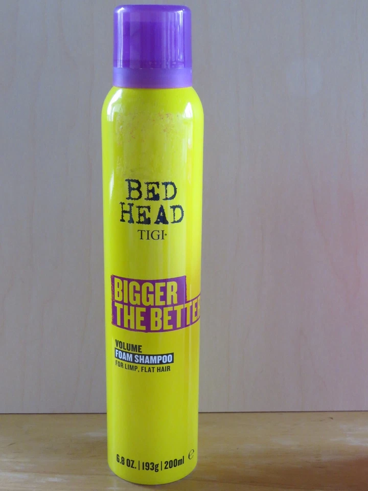 TIGI Bed Head Bigger The Better Volume Foam Shampoo 6.8 Oz Hj5