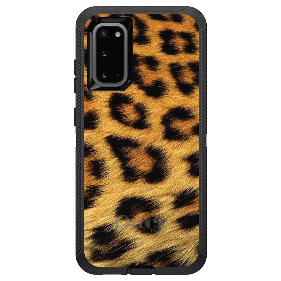 OtterBox Defender para Galaxy S (Elige Modelo) Marrón Negro Piel de Leopardo Foto 1 de 1