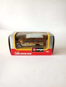 Bburago LAND ROVER RAID 1:43 Model Diecast Metal Vintage Toys Collectables Gift - Picture 1 of 3