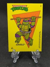  1989 Topps TMNT Teenage Mutant Ninja Turtles Donatello STICKER card #3