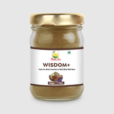 Hierbas naturales que mejoran la memoria Wisdom+ para reducir el estrés cognitivo 50 GM/1,76 oz Foto 1 de 4