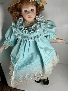 Dolls by Pauline Meredith 18” LE Porcelain Redhead Doll - Picture 1 of 12