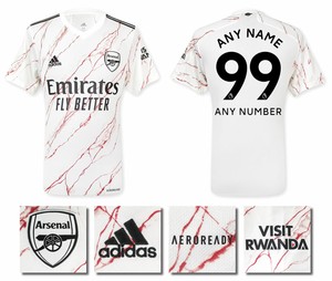 personalised arsenal shirt