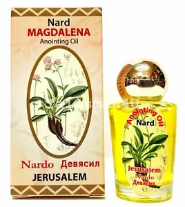ACEITE DE UNCIÓN NARD MAGDALENA Bendito en Jerusalén Tierra Santa Aceite Bíblico 10 ml - Imagen 1 de 6