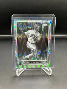 2022 Topps Chrome Sonic Jared Walsh B/W Raywave Refractor #24 Angels - Picture 1 of 2