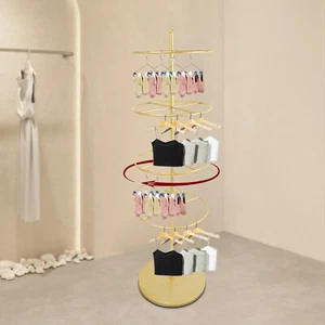 Rotatable Round Dispaly Rack, Round Clothing Rack, Metal Clothes Hanging Rack - Picture 1 of 18