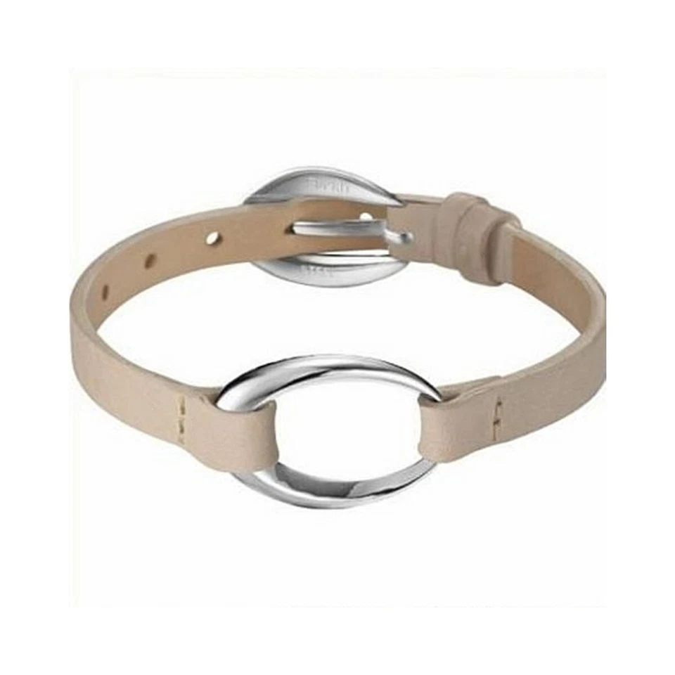 Esprit Damen Armband Leder Edelstahl Ovality beige ESBR11423D200 - Bild 1 von 1