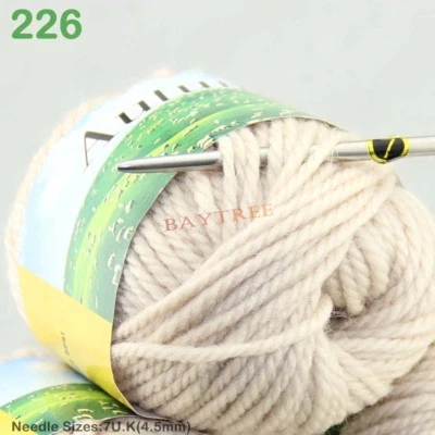 1 Ball x50g Fashion Soft Worsted Chunky Hand DIY Sweater Wool Knitting Yarn Gift - Image 1 of 4