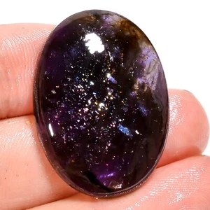 33.45 Ct 100% Natural Iolite Sunstone Oval Shape Cabochon 23x32x5 mm Loose stone - Picture 1 of 8