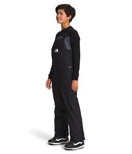 THE NORTH FACE Teen Freedom Insulated Bib Kids Ski Pants TNF Black XLarge - Picture 1 of 4