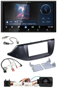 Kenwood Bluetooth 2DIN USB DAB Lenkrad Autoradio für Kia Ceed ab 2012 schwarz oh - Bild 1 von 12