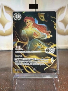 lorcana "ARIEL Ethereal voice" Iconic rare Whispers In The Well 241/204•EN•10 - Foto 1 di 1