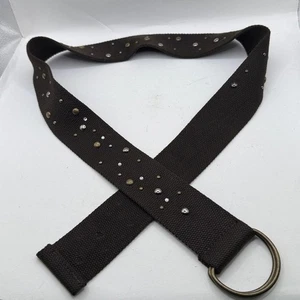 Brauner Nietengürtel Y2K Damen Hippie Boho - Bild 1 von 5