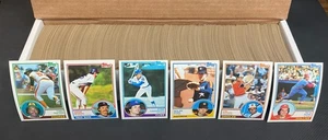 1983 TOPPS BASEBALL COMPLETE SET - 792 TOTAL CARDS BOGGS GWYNN SANDBERG RC'S - Bild 1 von 2