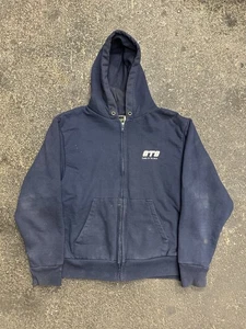 Camber Thermal Lined Full Zip Hoodie Mens XL Navy VTG USA - Picture 1 of 11
