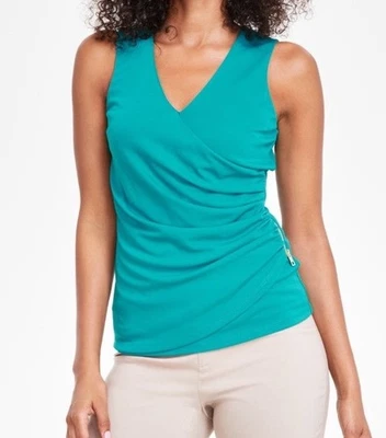 Top INC International Concepts para mujer verde azulado cremallera lateral sin mangas talla XL NUEVO CON ETIQUETAS Foto 1 de 4