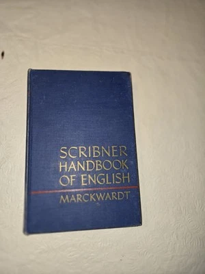 Scribner Handbook Of English 1940 By Albert Henry Marckwardt Hardcover - Image 1 of 4