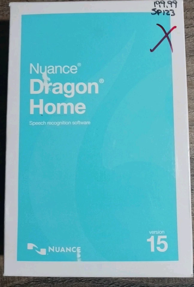 Nuance Dragon Home 15.0 Speech Recognition Software for Windows (DC09A-GG4-15.0) - Image 1 of 1