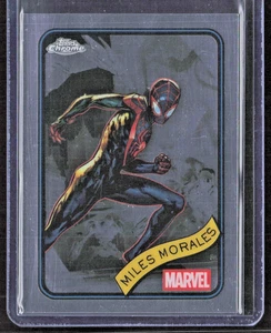 2025 Topps Chrome Marvel MILES MORALES Spider-Man #176 MARH - Picture 1 of 2