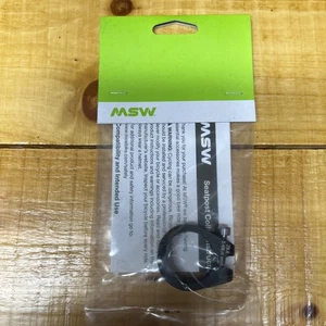 Abrazadera de tija de sillín MSW - 29,8 mm, atornillable, negra - Imagen 1 de 3