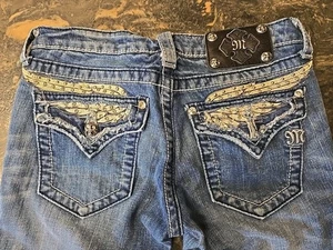 Miss Me Women's Denim Jeans Size 27 Boot Cut - Picture 1 of 6