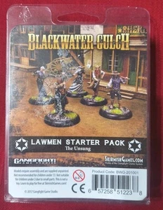 Blackwater Gulch Lawmen Starter Pack The Unsung Metal RPG Miniatures - Picture 1 of 3