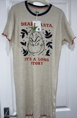 Camisón Primark Grinch Talla Pequeña Nuevas Etiquetas Avena Foto 1 de 4