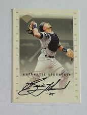 1996 Leaf Brian Johnson San Diego Padres - Auto