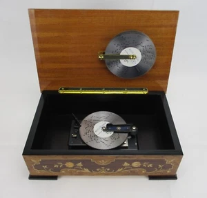 Reuge Music Disc Music Box With Set Of Six Discs Hand Made 12-1/2" x 8" x 4" - Picture 1 of 22