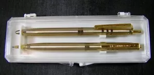 Vintage AUDITOR'S POINT Gold Stift und Bleistift Set MIB - Bild 1 von 2