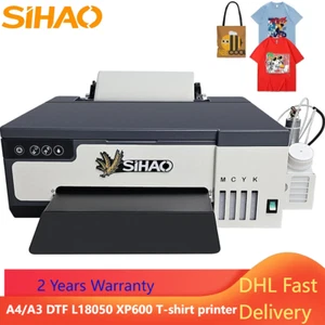 SIHAO A4/A3 DTF XP600 Stampante per magliette a doppia velocità macchina per il - Zdjęcie 1 z 32