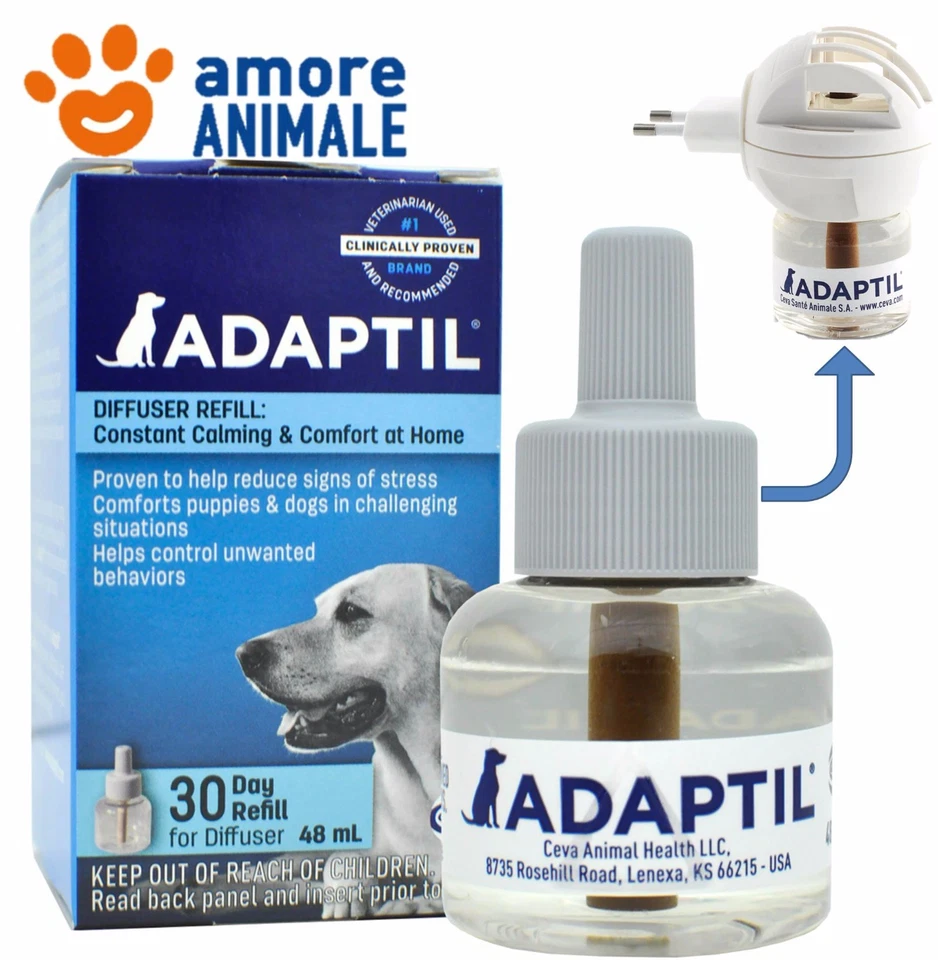 Ceva Adaptil - RICARICA da 48 ml. - Diffusore ambientale di Feromoni per cani - Imagen 1 de 1