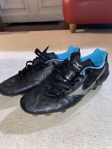 Mizuno Rebula V1 Made in Japan FG Soccer Shoes, Size 11, MIJ, Black Blue Silver