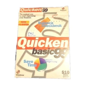 1999 Quicken Basic 99, FloppyDisk - Zdjęcie 1 z 4