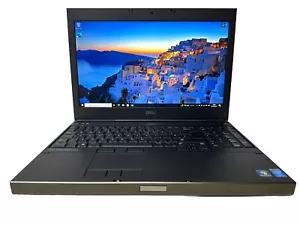 Dell Laptop Precision M4800 15.6" Radeon R9 M200X i7-4600M 8GB RAM 256GB READ - Picture 1 of 23