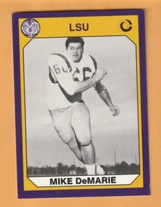 Tarjeta Mike DeMarie LSU Tigers 1990 #167 Lake Charles Louisiana 4R - Imagen 1 de 2