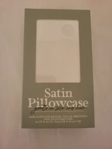Satin Kissenbezug weiß 20 x 26 Zoll neu in Verpackung! sanft zu Haut und Haaren  - Bild 1 von 6