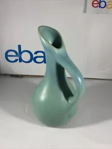 Vintage Van Briggle Art Pottery Small Pitcher / Ewer Turquoise Well Marked - Picture 1 of 7