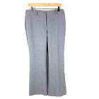 Talbots Pants Size 10 Petite Womens Gray Raleigh Curvy Double Crepe Stretch