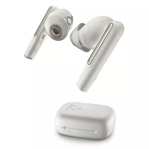 Poly Voyager Free 60 UC MS w/ BT 700 USB-C Bluetooth Earbuds WHITE r/f 5200 UC - Picture 1 of 3