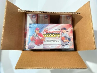 2018 Bowman Draft Baseball Jumbo Hobby Box Fresh from Factory Sealed Case - Image 1 of 4