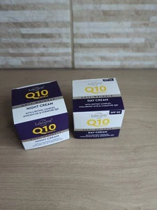 New Lacura Q10 Renew Moisturising Day Cream SPF 20 & Anti Wrinkle Night Cream - Picture 1 of 2