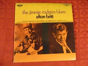 LP ELTON BRITT The Jimmie Rodgers Blues STEREO RCA CAS 2295 USA 1969 NM - Picture 1 of 2