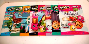 Shopkins Phonics Scholastic Books Incomplete Lot of 8 - Imagen 1 de 1