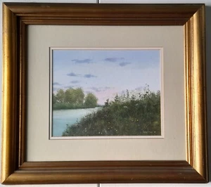 Mary Shaw Oil on Canvas Early Summers Afternoon Signed 88 - Picture 1 of 18
