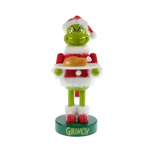 Dr. Seuss Cómo el Grinch Robó Navidad Madera Cascanueces Decoración Nuevo - Imagen 1 de 3