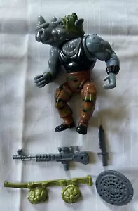 Vintage 1988 TMNT Playmates Ninja Turtles Rocksteady Complete - Picture 1 of 1