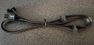 Corsair Power Cable, 6 pin to triple SATA, 2'7'' long - Image 1 of 4